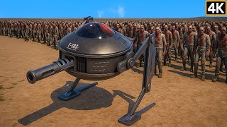 BATTLE MECH, T45 SHOTGUN & SCI-FI MINIGUN VS 3.6M ALIEN & ZOMBIES !! UEBS 2 screenshot 4