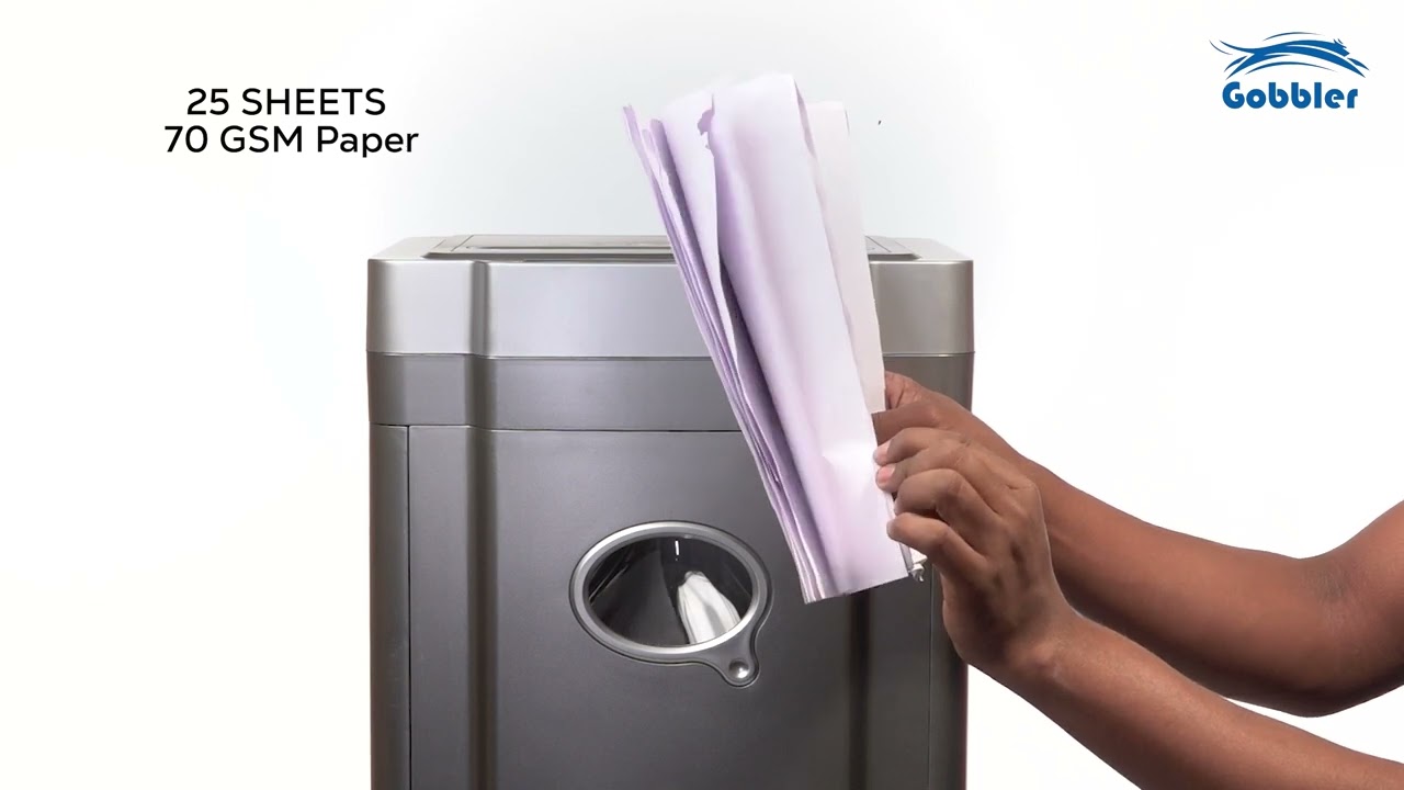 video Gobbler A2326 Paper Shredder Machine | Office Shredder