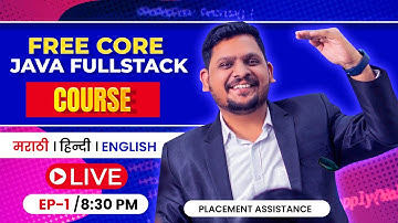 Java Full Stack Tutorial for Beginners | Learn Java Step-by-Step | 100% Job Assistance