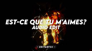 Est-ce que tu m'aimes (Sped Up/Reverb+) - GIMS [Edit Audio]
