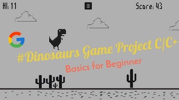 C/C++ Game Tutorial - Project : Dinosaurs Game - As Easy As Pie