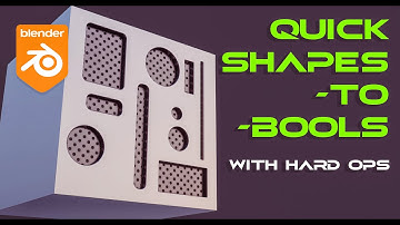 Automated shape-to-boolean inserts in Blender with Hard OPS
