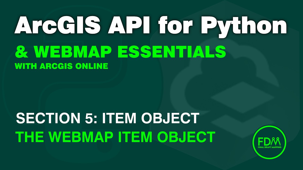 Web Map Item Object with the ArcGIS API for Python | ArcGIS Online ...