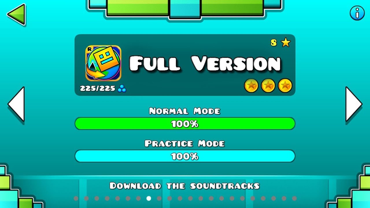 GEOMETRY DASH WORLD ALL FULL VERSION LEVEL 110 [100] YouTube