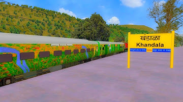 Pune Hazrat Nizamuddin AC Duronto Exp Part 3 in MSTS Open Rails | Indian Train Simulator