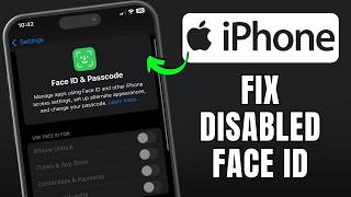 How to Fix Disabled Face ID on iPhone | Face ID Not Available Fix