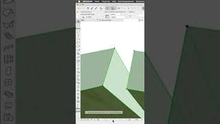 Крыша Соединение в Ус 2 | Archicad за 15 секунд