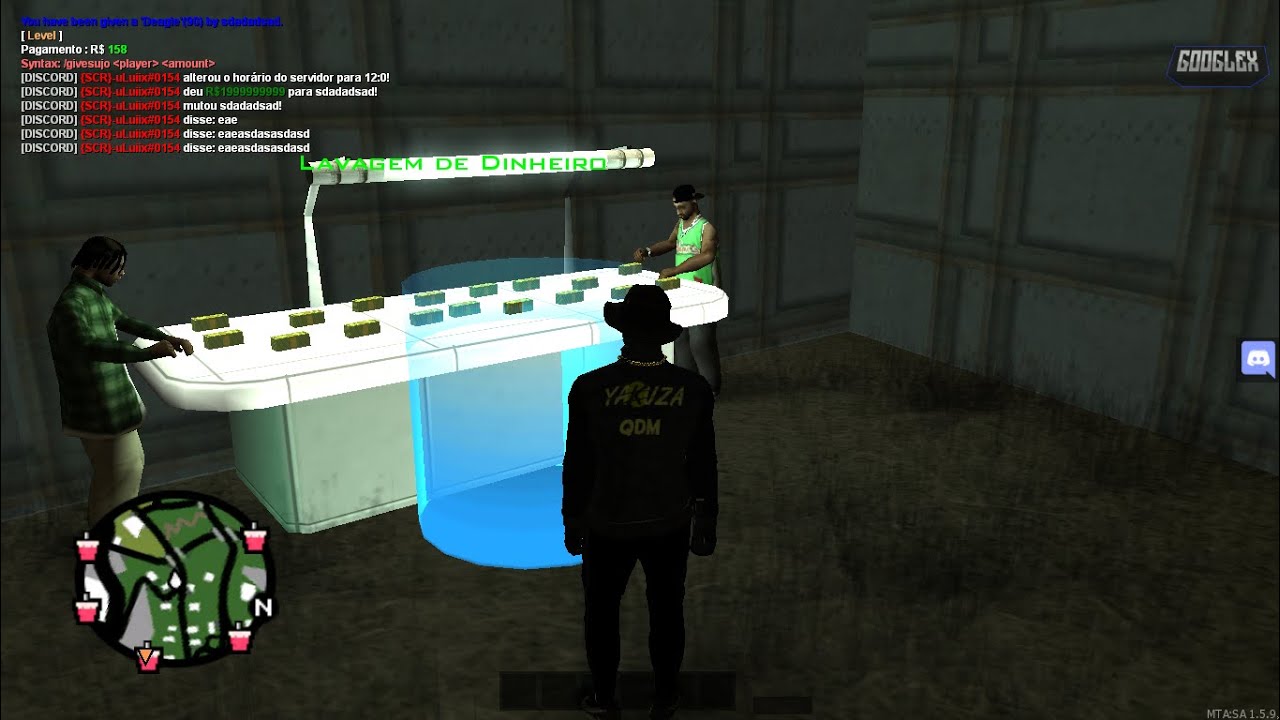 Sistema De Loja-Assalto+Lavagem De dinheiro Sujo GTA MTA {Encomenda}