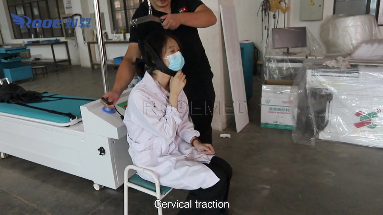 Traction Bed for Therapy Electric Traction Beds Real Demo for