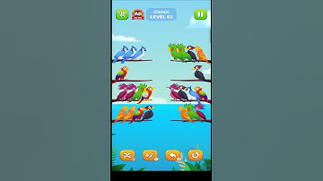 Bird Sort Puzzle l Classic Level 62 l Bird Sort Color Puzzle l Bird Sort Puzzle Challenge