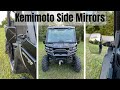 Honest Review of the BEST Can-Am Defender Side Mirrors | Product Install | From Kemimoto!