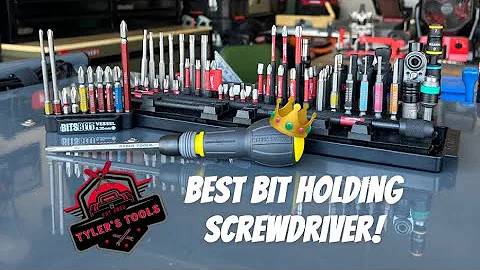 BEST BIT HOLDING SCREWDRIVER! KLEIN TOOLS FASTBIT TRU-GRIP!