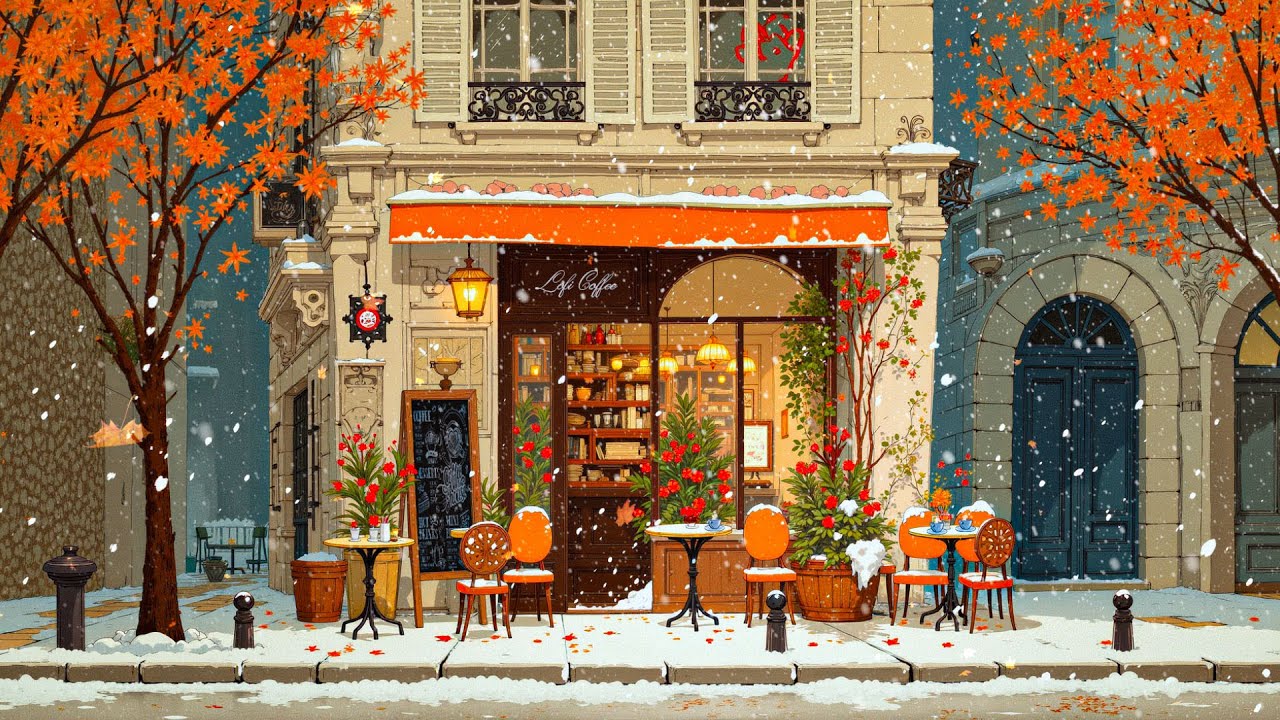 ⁣Tranquil ❄ Winter December Chill ⛄❄ ~ Lofi Coffee ☕ ~ Hiphop Lofi Beats for [ Study / Relax / Work ]