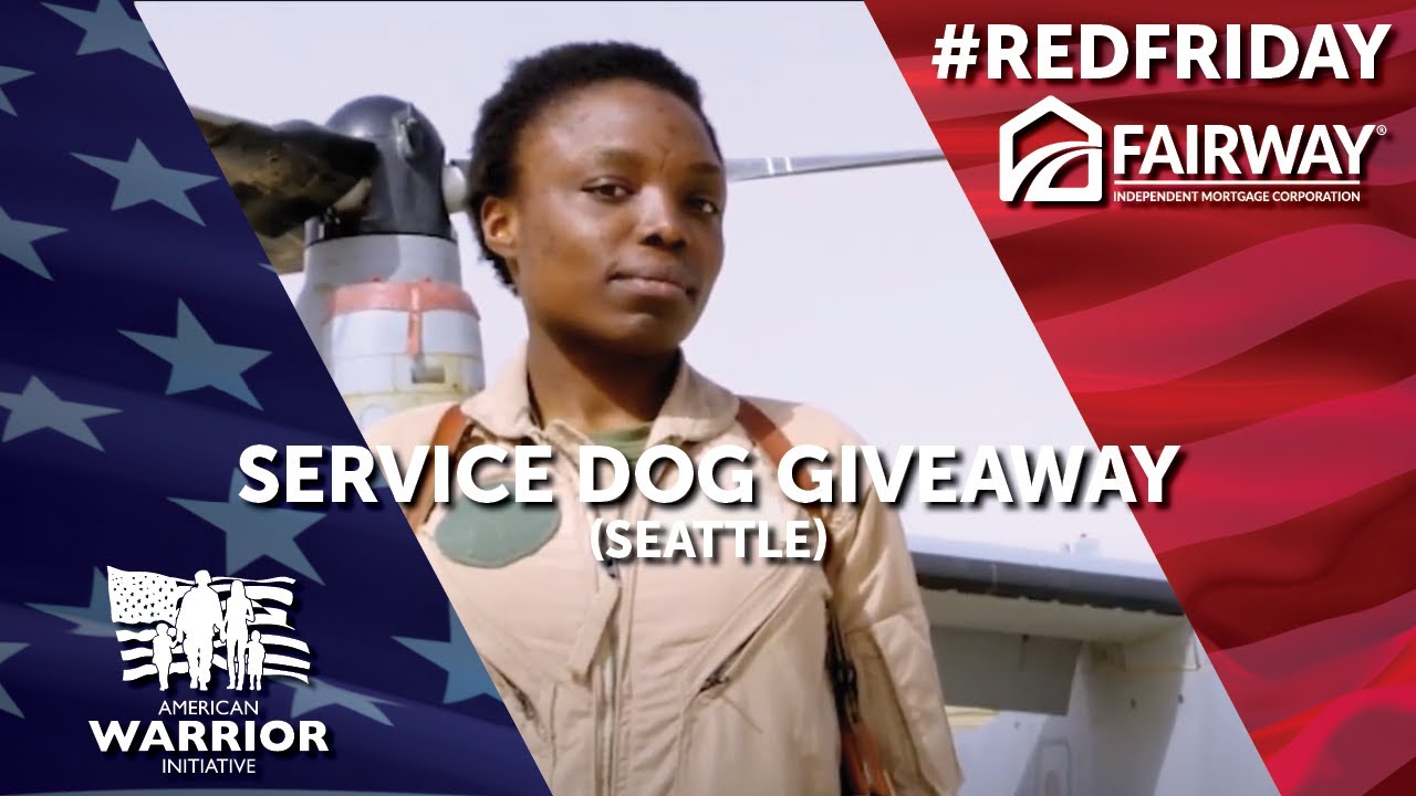 RedFriday Service Dog Giveaway (Seattle) American Warrior Initiative