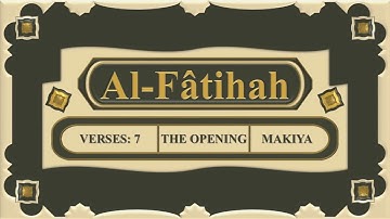 - #The_Holy_Quran - |• Surah Al Fâtihah ( English ) •|• سورة الفاتحة ( باللغة الإنجليزية ) - |•
