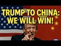 President Trump speaks before departing for China