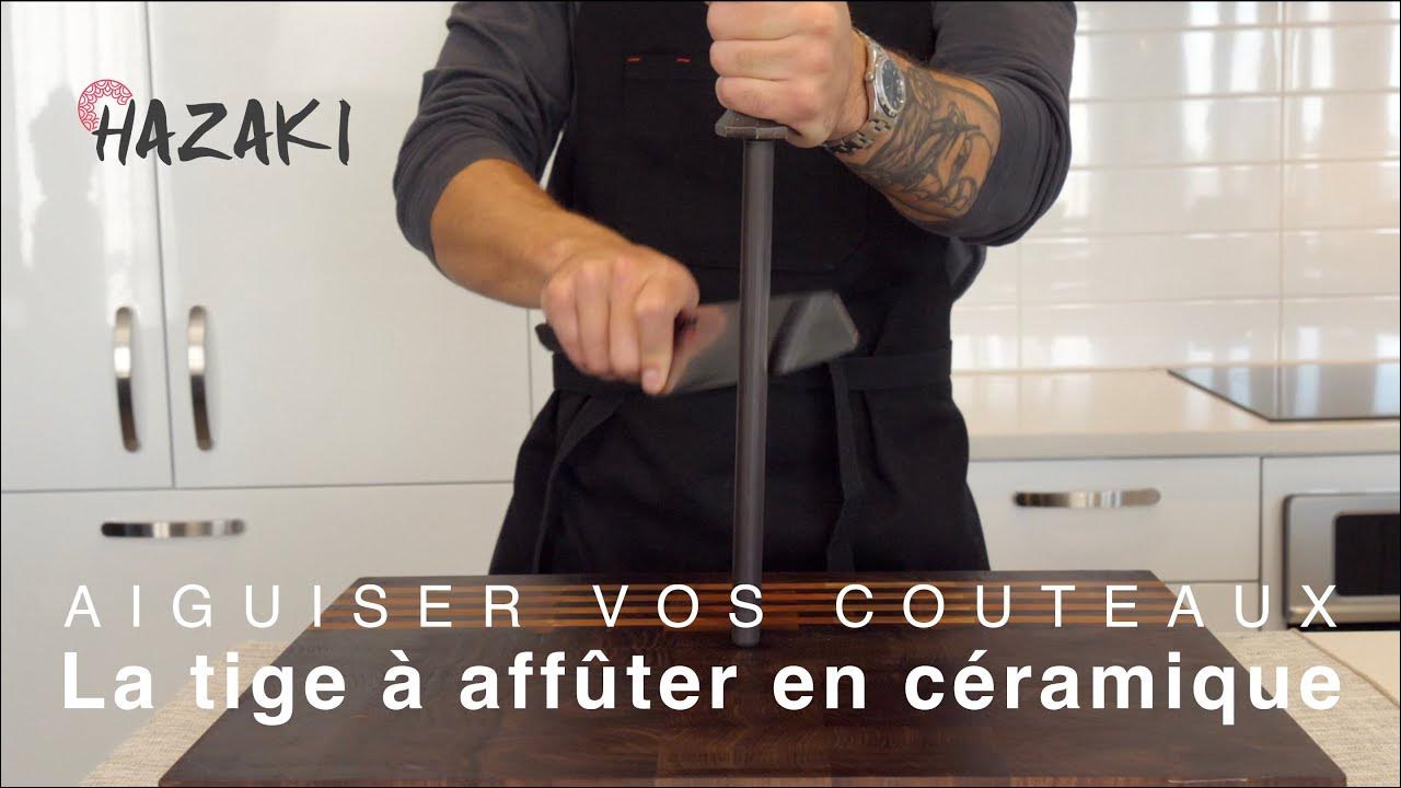 Aiguiser un couteau La tige à affûter en céramique YouTube