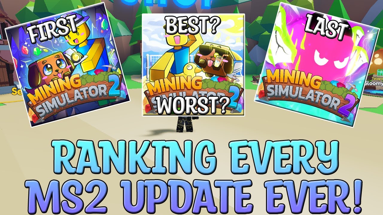 Ranking EVERY Mining Simulator 2 Update (Release to Mystic Forest)