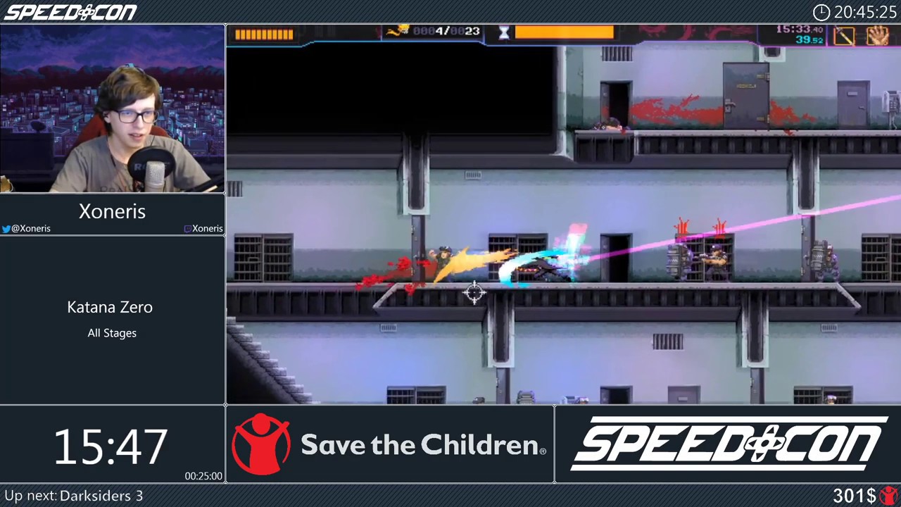 Katana Zero - All Stages by Xoneris | SpeedCon 2020