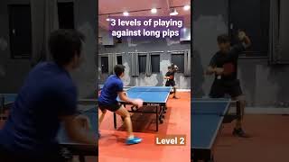 How to play against long pimpled players