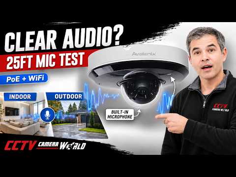 Best Security Camera with Built-in Microphone? Avalonix PoE and WiFi PTZ Demo
