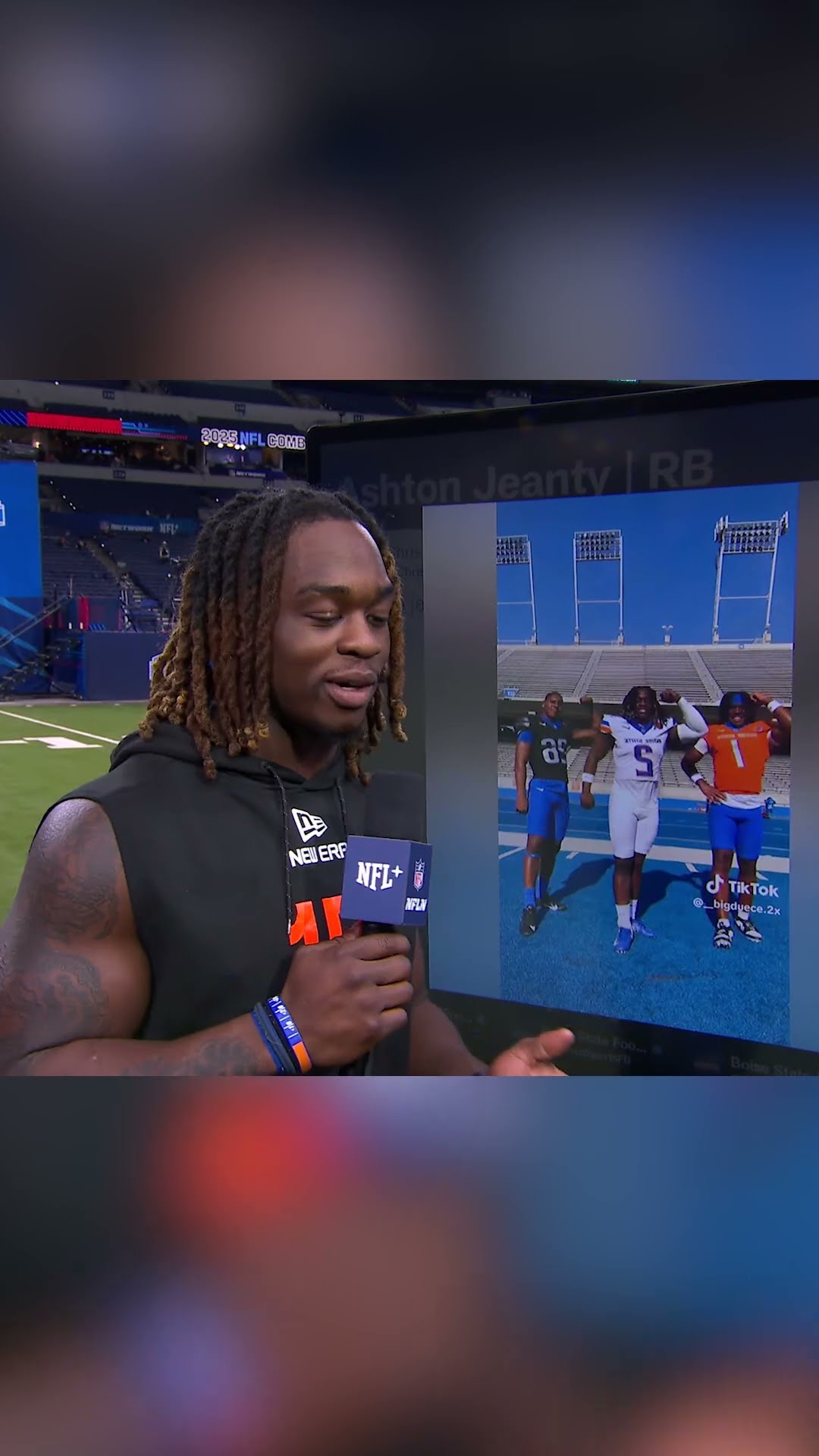 Will Ashton Jeanty bring his dance moves to the NFL?? ? #nflcombine
