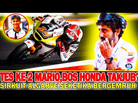 hasil tes moto 2 mario suryo aji portimao~ veda Ega bongkar 3 fakta redbull motogp rookies cup 2024