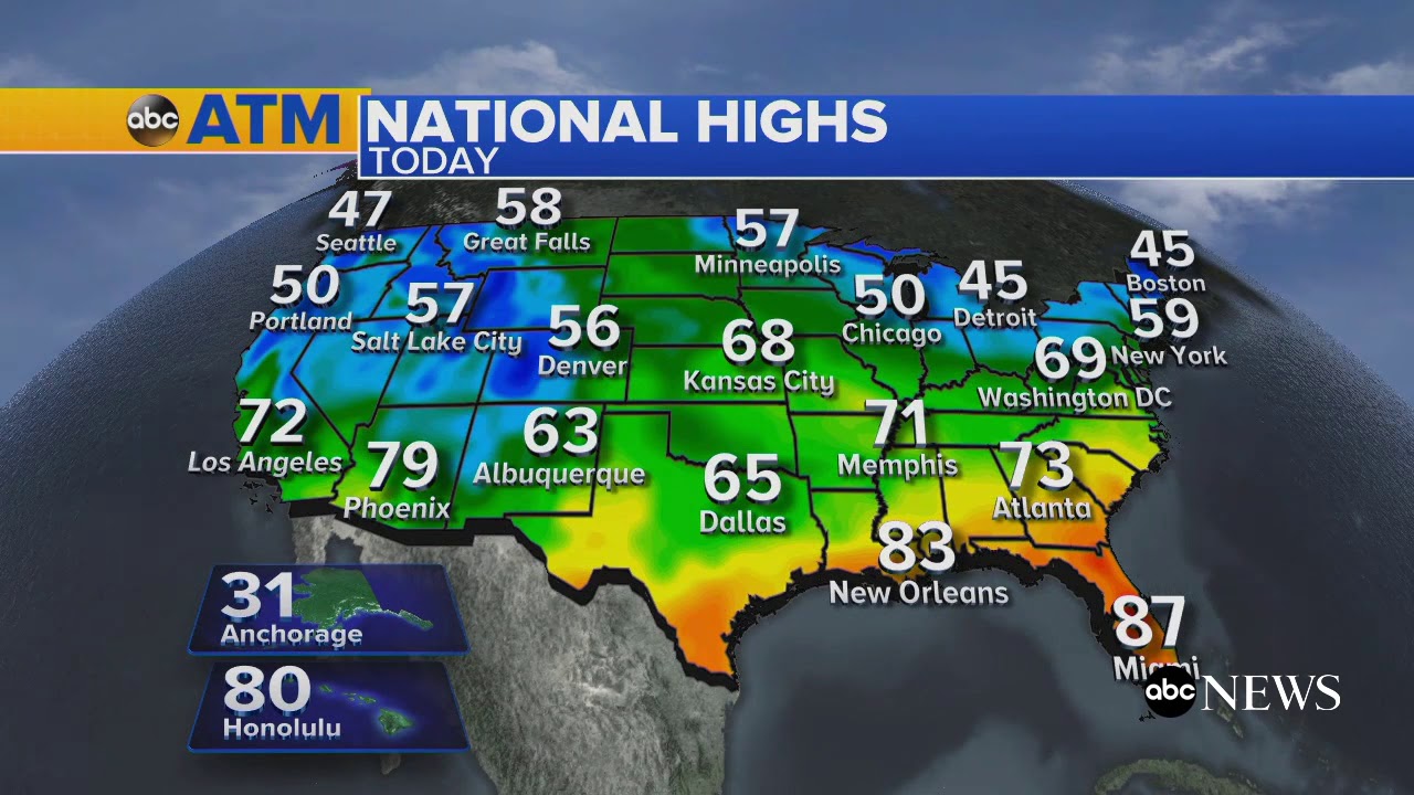 Severe weather threatens South with tornado threat Video - YouTube