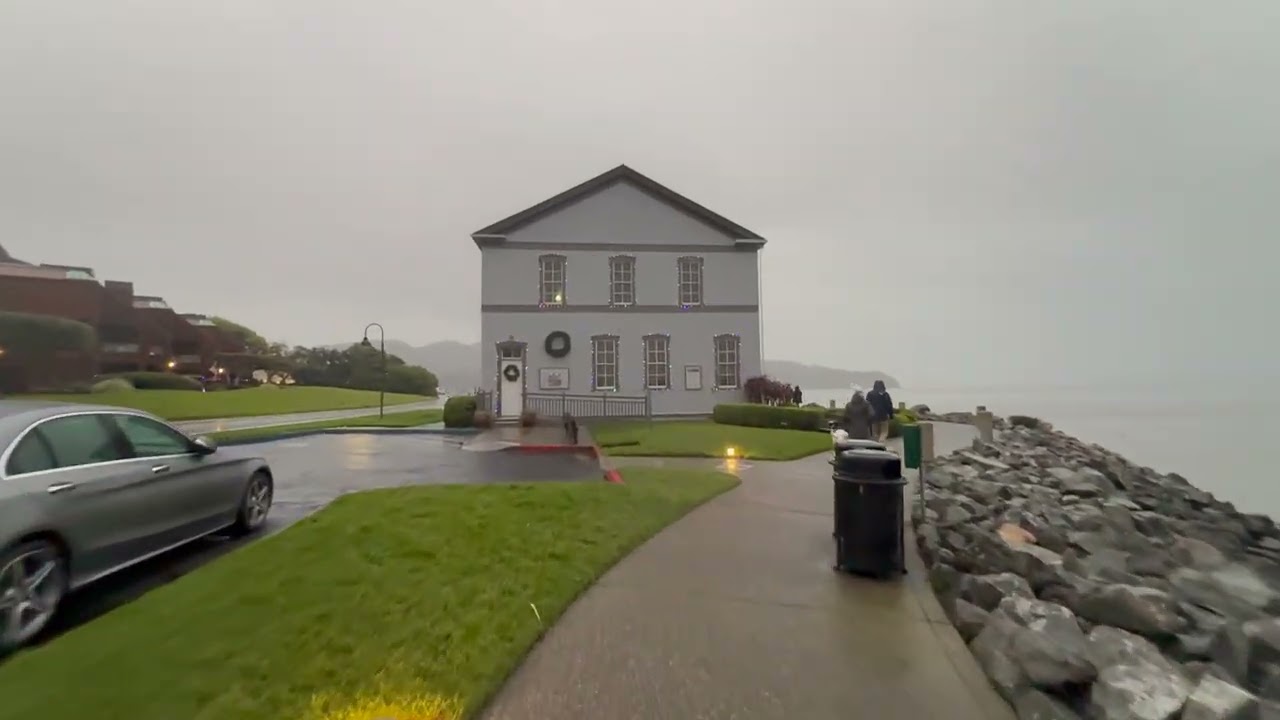 Rainy Bay Area Adventure: Sunnyvale to Tiburon 🌧️ | Golden Gate Drive & New Year 2026 Walk