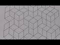 How to draw cubes side by side | cubes drawing 