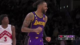 WELCOME BACK D-LO! [Full 4Q] Los Angeles Lakers VS Toronto Raptors | March 10, 2023