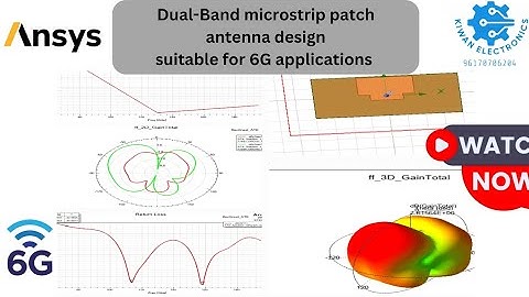 Ansys HFSS 6G Antenna Design Explained | 113 GHz & 158 GHz Breakthrough