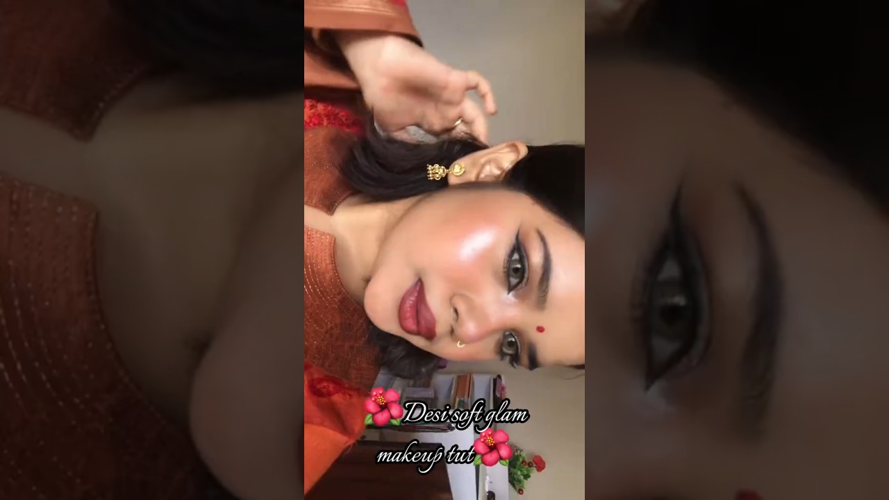 Desi-Inspired Soft Glam🌺| Perfect for Weddings & Parties 