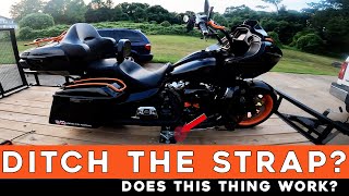 Forget Straps Trailering Your Motorcycle Has Never Been Easier with The Biker Bar