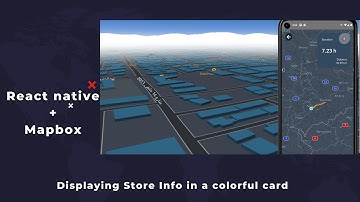React-Native and Mapbox | Displaying Store Info into a Colorful Card