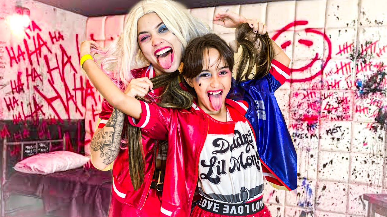 A ARLEQUINA TRANSFORMOU A BELINHA EM FILHA DA ARLEQUINA