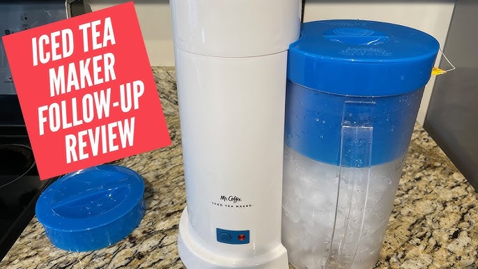 HOW TO MAKE ICE TEA with Mr. Coffee TM75 Iced Tea Maker Blue REVIEW Lipton  