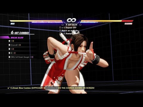 Dead or Alive 6 - Mai Combo Challenges