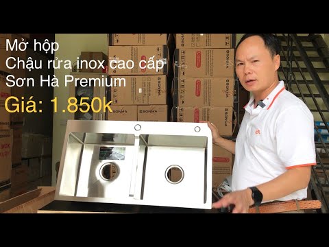 Video Mở hộp chậu rửa bát Sơn Hà Premium HM.X.2C.82.2.2 giá... - youtube