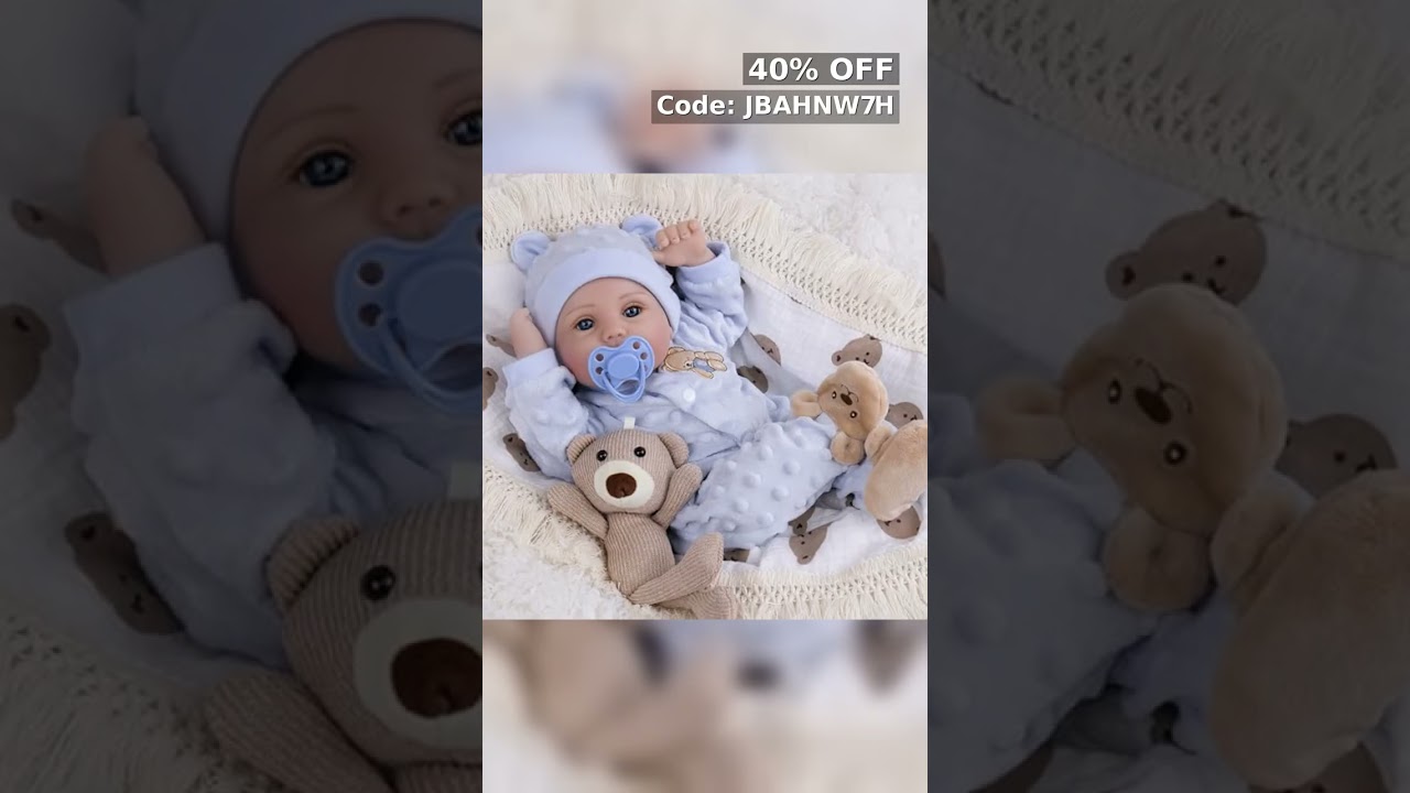 Milidool Lifelike Reborn Baby Dolls Boy- 18-Inch Soft Body Realistic-Newborn Real Life Baby Dolls fo