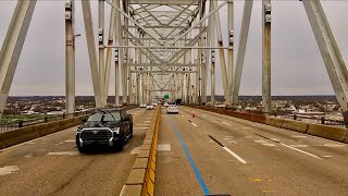 Crossing Commodore Barry Bridge in a Semi Truck – Scenic Ride!