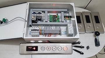 G + 2 Lift panel using Elevator control card | Master card control | Microprocessor card lift panel