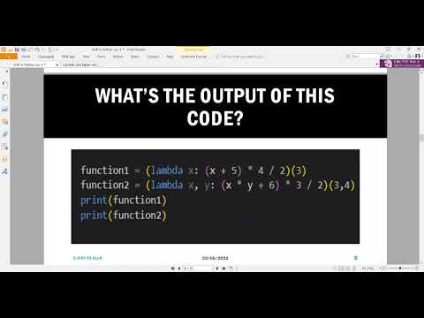 Lambda functions in Python