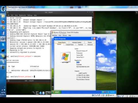 Metasploit tutorial - Browser autopwn exploit