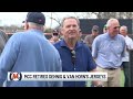 McLennan retires jerseys of former All-Americans Greg Dennis and Dave Van Horn
