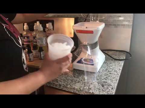 little snowie 2 ice shaver - como hacer minutas, raspados,nieves - YouTube