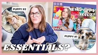 2021 PUPPY HAUL for 1st Puppy vs. What I'm STILL USING For 2nd Puppy in 2023 | was it worth it?