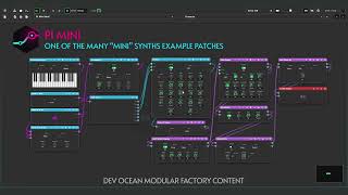 DevOcean Modular - Pi Mini Mai - Patch Example #modularsynth  #sounddesign  #synthesiser