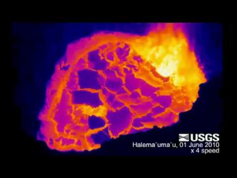 watershed Thermal View of Halema`uma`u Vent