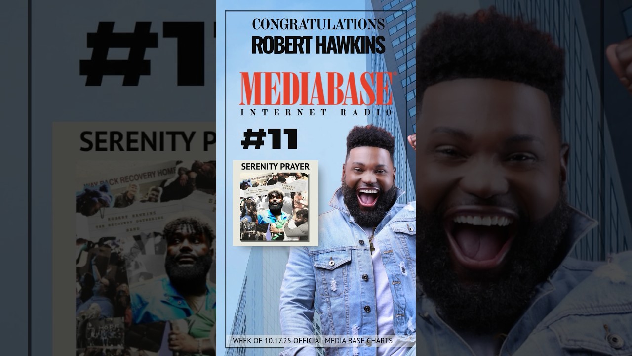 “Serenity Prayer” just hit #11! 🙌🏽 Thank you all! Let’s keep climbing! 💪🏽🎶 